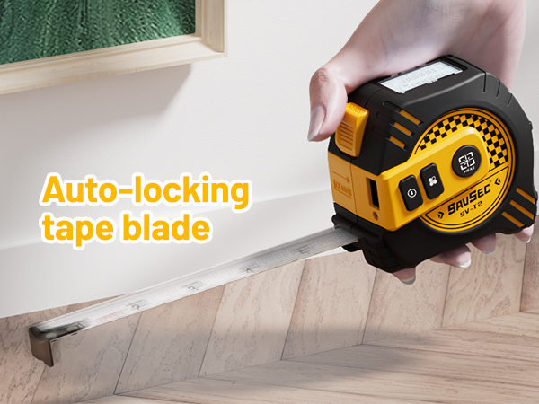 Auto-locking tape blade