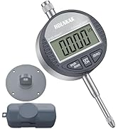 HDLNKAK Electronic Digital Dial Indicator Gauge Inch/Metric Conversion 0-1 Inch/25.4 mm Digital P...
