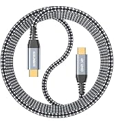 USB C Monitor Cable 6FT, 4K Display Video Cable, USB C 3.2 Gen 2×2 Cable, 20Gbps High Speed Data ...