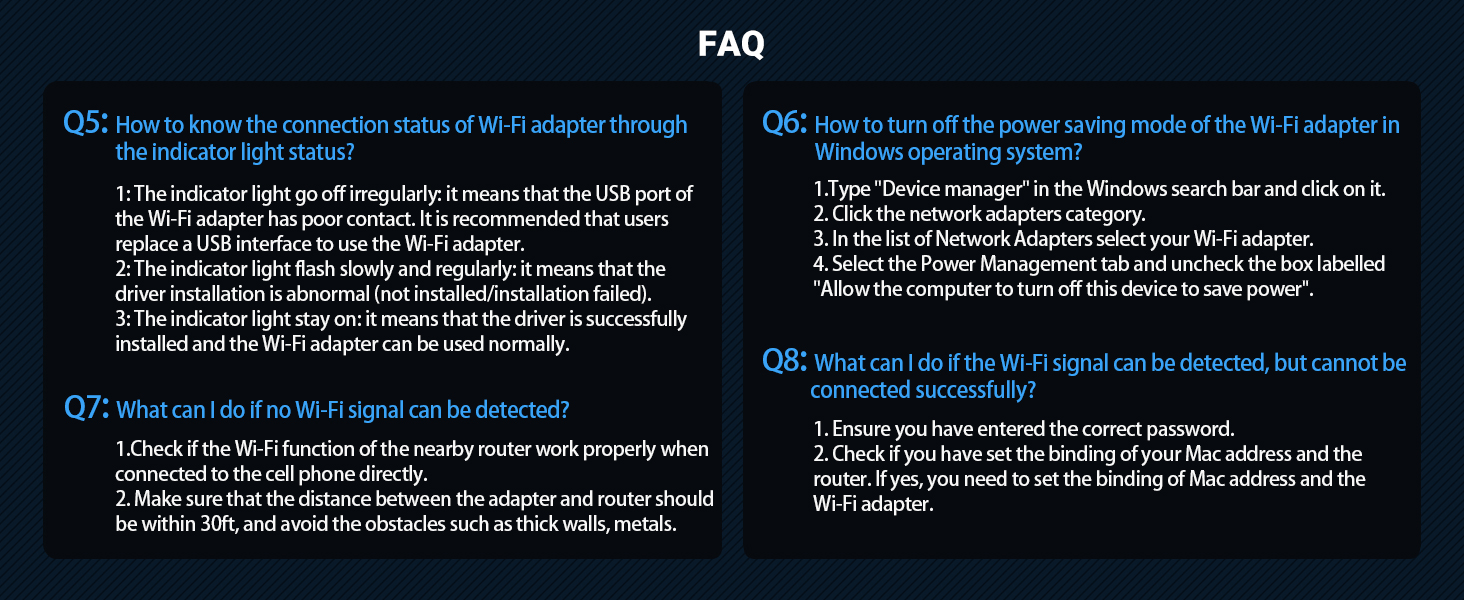wifi adapter usb wifi 6 adapter for desktop pc ax900 ac650 wifi dongle usb2.0 wireless adapter