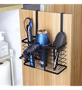 YIGII Hair Dryer Holder - Hair Tool Organizer 3-in-1 Blow Dryer Holder Adjustable Height, Bathroo...