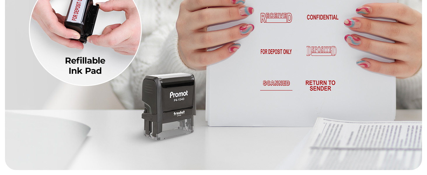 return address approved paid received confidential void deposit signature name date