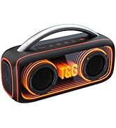 T&amp;G Portable Bluetooth Speaker, 30W Loud Outdoor Wireless Speaker with Deep Bass, IPX4 Waterproof...
