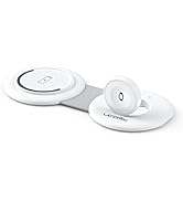 UCOMX Nano Mini Magnetic 2 in 1 Wireless Charger,Traveler Wireless Folding Charging Station,Compa...