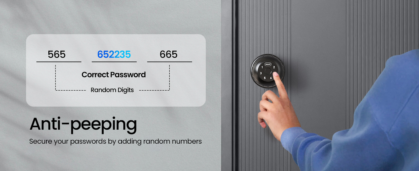 door knob with keypad