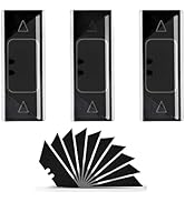 Harita 30 pcs Utility Knife Blades, Blackened SK-2 Razor Blades for Box Cutter Utility Knife, Roo...