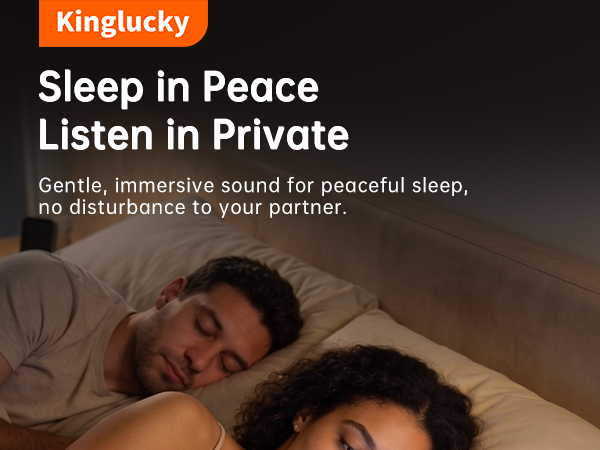 Pillow Speaker for Sleeping, Ultra-Thin Under Pillow White Noise Sound Machine for Side Sleepers