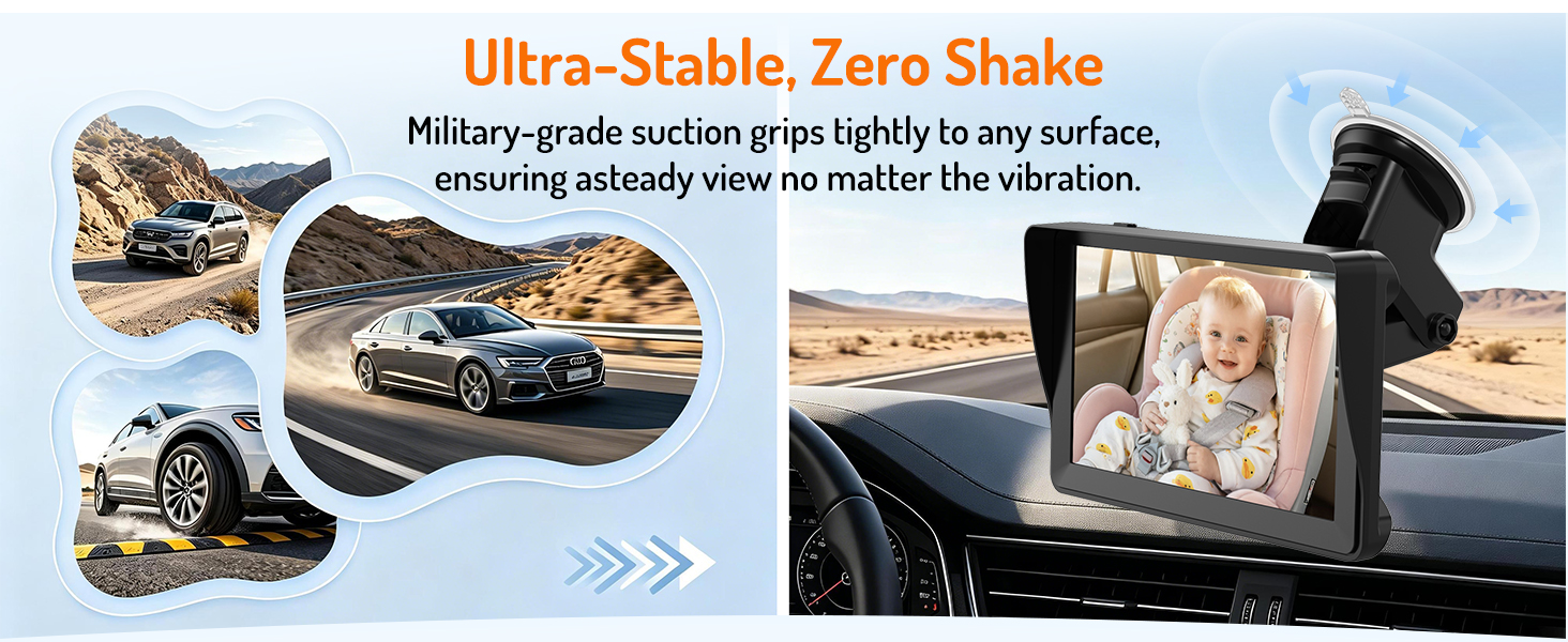 mirror for rear facing car seat,double car camera,rotating car seat 360