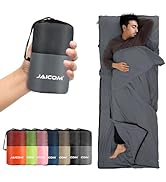 JAICOM Sleeping Bag Liner, Travel Sheets &amp; Adult Sleep Sack, Ultralight and Portable Summer Sleep...