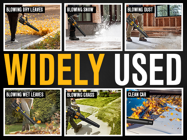 Lightweight Leaf Blowers for Blowing Leaves, Patio Cleaning, Lawn Care and Dust