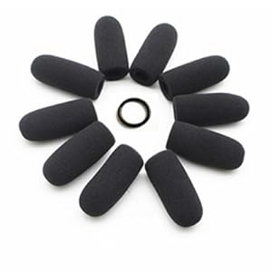 10Pack Mic foam windscreen for David Clark headsets