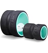 Chirp Wheel Foam Roller - Targeted Back &amp; Neck Pain Relief, Muscle Massage, Trigger Point Therapy...