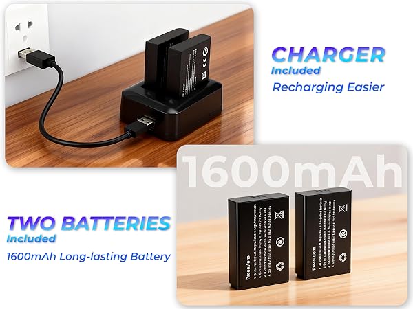 digital cvideo camera camcorder with battert and charger