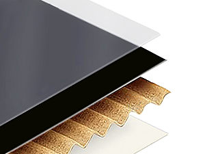 4-layer thickened material