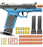 Automatic Shell Ejecting Toy Gun Pistol, Soft Bullet Toy Gun for Boys, Education Model Realistic ...