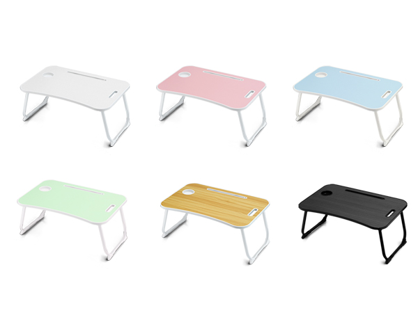 ZEAPTAC Laptop Bed Desk, Foldable Lap Table, Portable Study Table