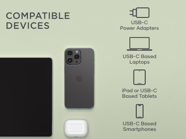 USB-C Fast Charging Cable for Apple Watch