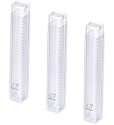 Dakoufish Plastic Straw Carrying Case,3Packs Reusable Collapsible Boxes for 9-13 Inch Straight Dr...