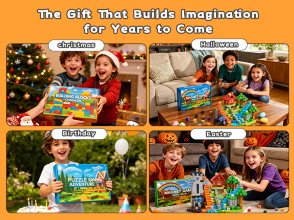 magnetic building block