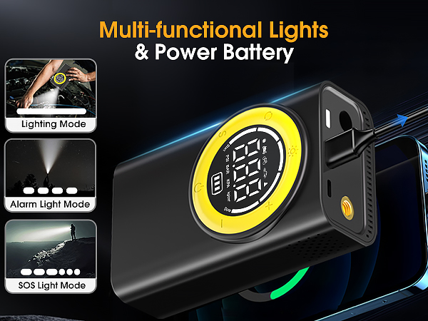 Tire Inflator Portable Air Compressor