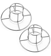 2Pcs Beer Can Chicken Holder, Vertical Chicken Rack, P&amp;P CHEF Stainless Steel Chicken Racks for B...