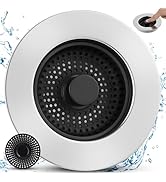 Hygie Rinse Kitchen Sink Strainer Stopper Combo 3-in-1 Pop Up Sink Drain, Chrome Stainless Steel ...