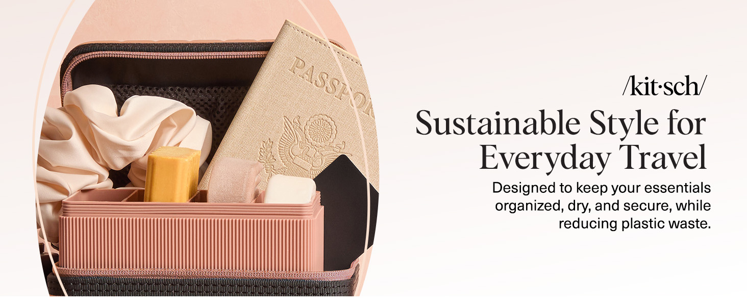 Kitsch 4-Compartment Travel Soap Case