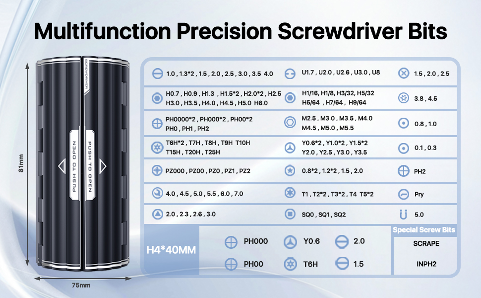 precision screwdriver set