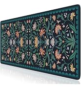 HAOCOO Desk Mat, Large Mouse Pad, Non-Slip Keyboard Mat, Water-Resistant Desk Pad with Edge Stitc...