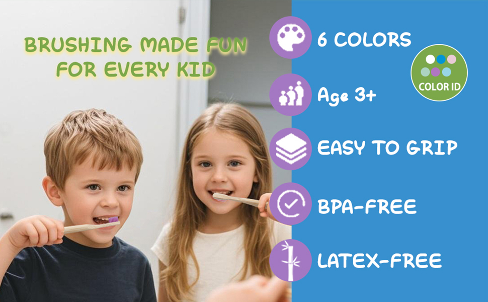 kid bamboo toothbrush