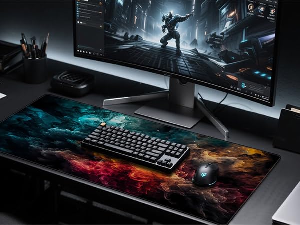 mouse pad desk mat large gaming mousepad keyboard xxl xl big extended extra oversized desktop
