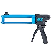 OX Tools Rodless Caulk Gun - 7:1 Thrust Ratio, Foldable Belt Clip, Patented Design, Compact for T...