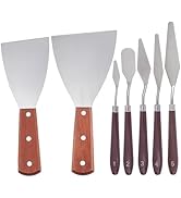 OLYCRAFT 7Pcs 3D Printer Scrapers 3D Printer Removal Tool Kit Stainless Steel Scraper with Sturdy...