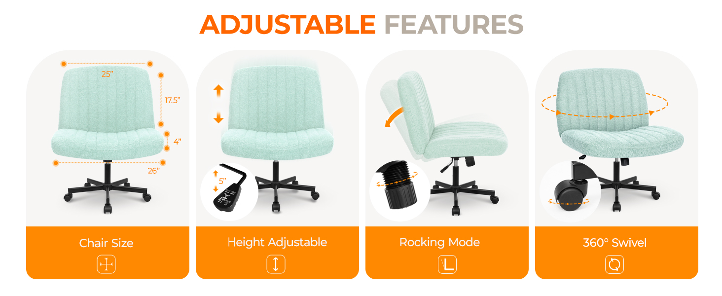 rolling chair, stool chair, makeup chair, kneeling chair, cross legged office chair