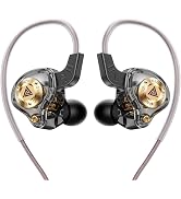 Piluyaa Wired Gaming Headphones IEM Earphones with 1DD,QKZ ENZO in Ear Monitor, HiFi Earbuds, Bas...