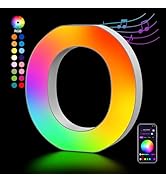 Light Up Letters USB Powered, LED Letter Lights Color Changing Alphabet Sign Gifts for Girls Wome...