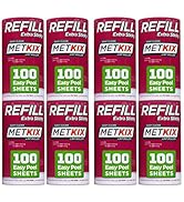 Metkix Lint Rollers Refill Pack with Protective Cover - Ultra Sticky Lint Roller - Lint Brush Pet...