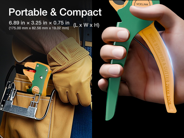 It is also compact in size, making it convenient to carry in a tool bag or drawer for immediate use.