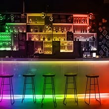 Color Chasing LED Strip Lights for Bar