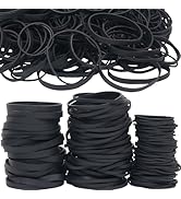 AIWOQI Rubber Bands assorted size black, rubber bands for School Home office supplies size#16 siz...