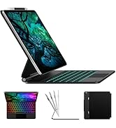 typecase Keyboard Case for iPad Air 13(M3 2025 / M2 2024) and iPad Pro 12.9 (6th, 5th, 4th, 3rd G...