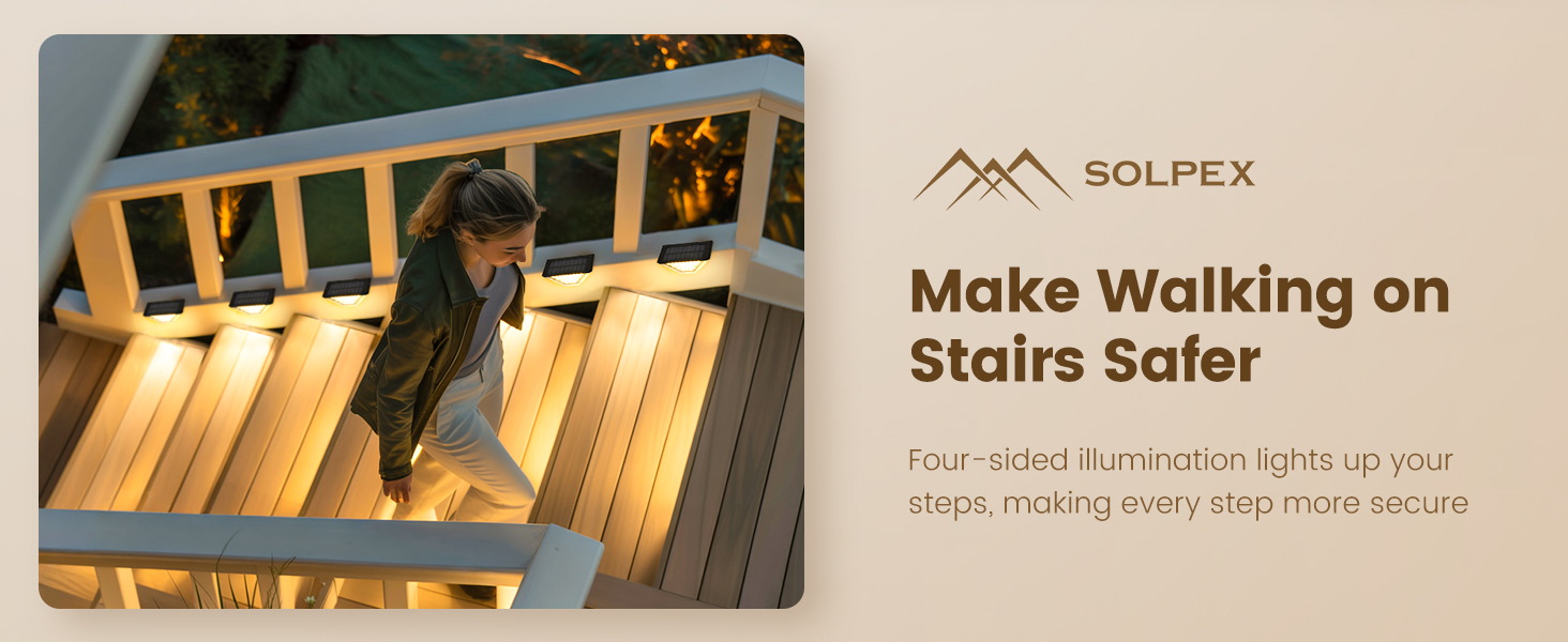 SOLAR STEP LIGHTS