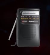 PowerBear Portable Radio | AM/FM, 2AA Battery Operated with Long Range Reception for Indoor, Outd...