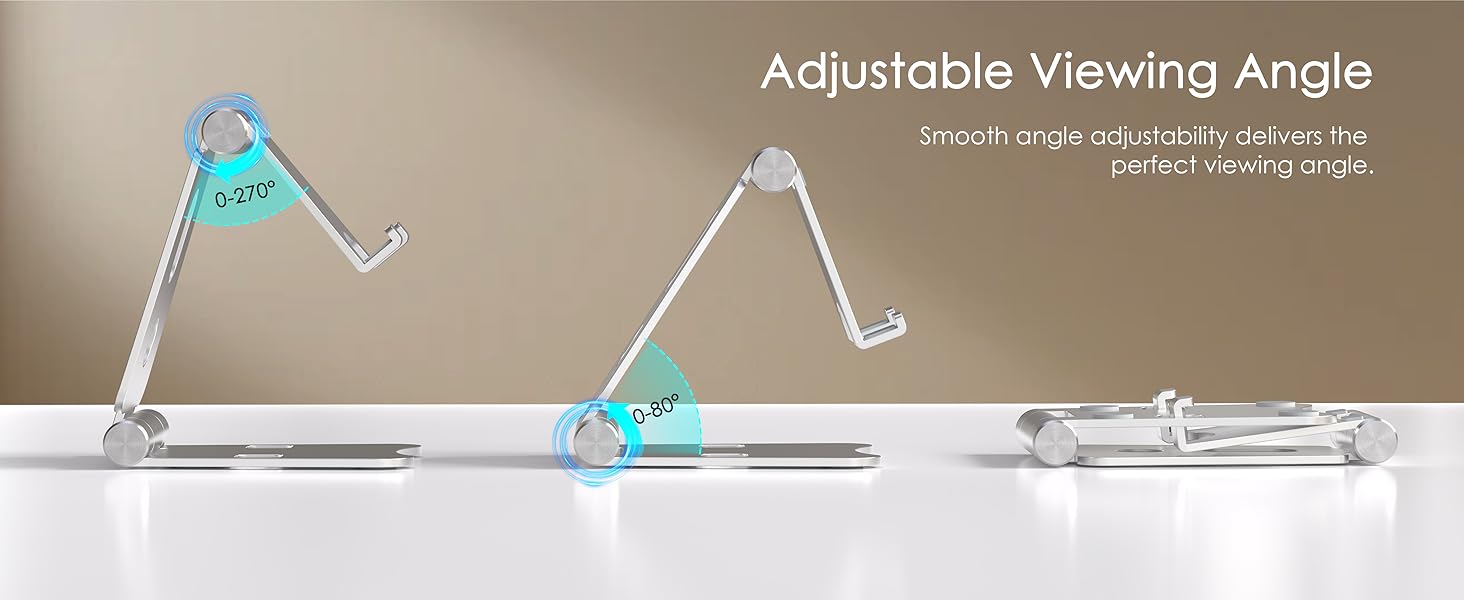 Smooth angle adjustability delivers the perfect viewing angle