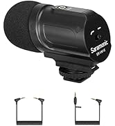 Saramonic Compact Camera Microphone with Shockmount Shotgun Condenser Professional Lightweight St...