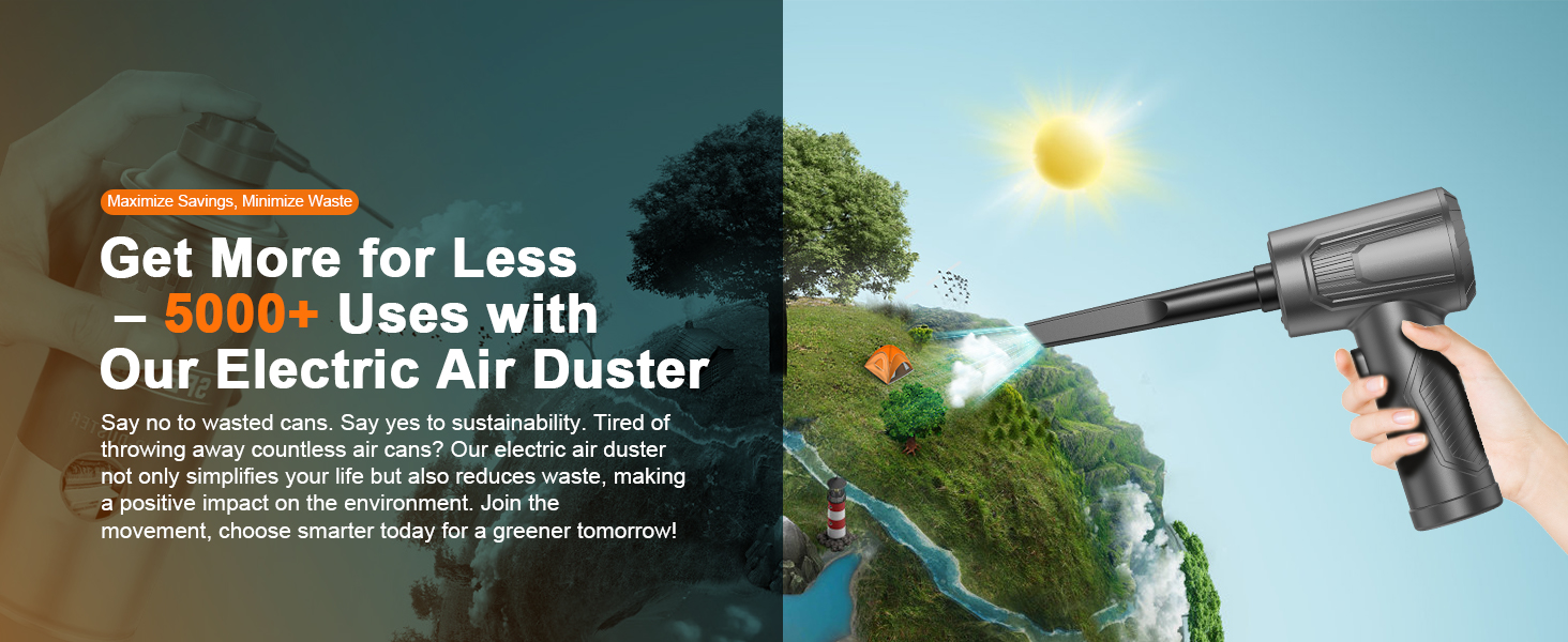 BNKKY 11-in-1 Compressed Air Duster