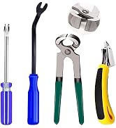 Sunxeke 4Pcs Heavy Duty Upholstery and Construction Staple Remover with Tack Puller Tool and Stap...