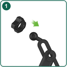 Cuxwill Car Cup Holder Tablet Mount