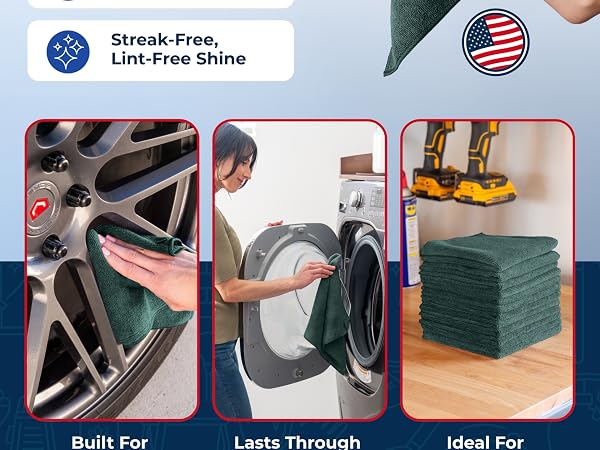 Streak-Free, Lint-Free shine