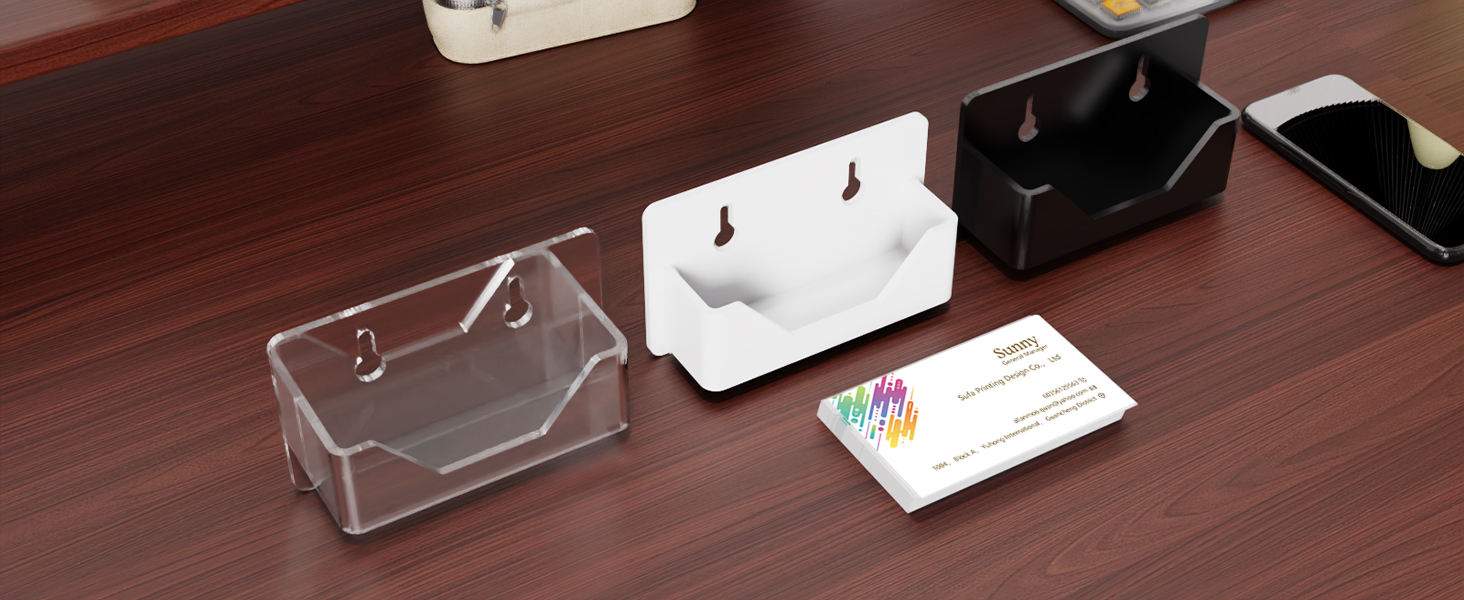 suction cup business card holder